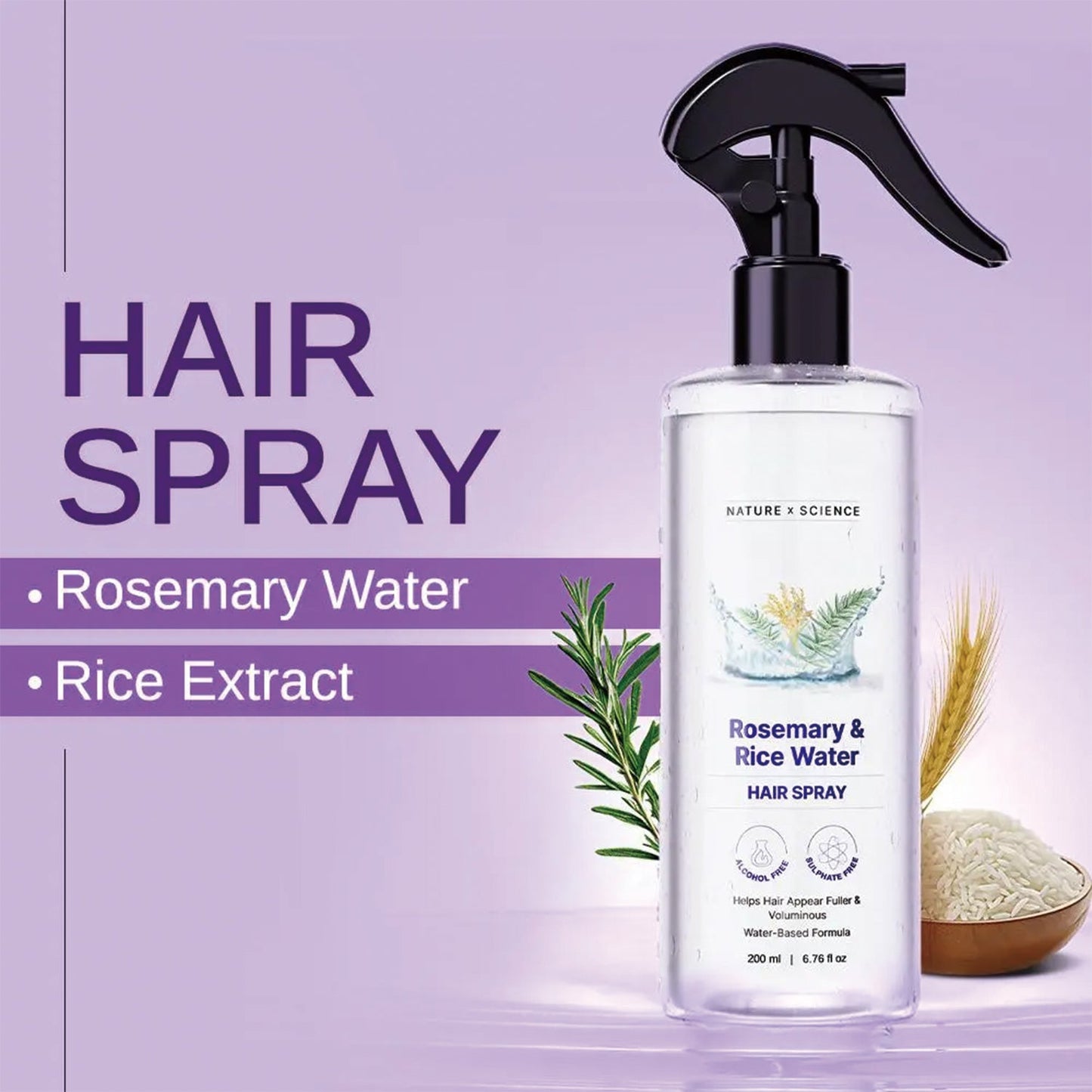Rosemary Water with Rice Water