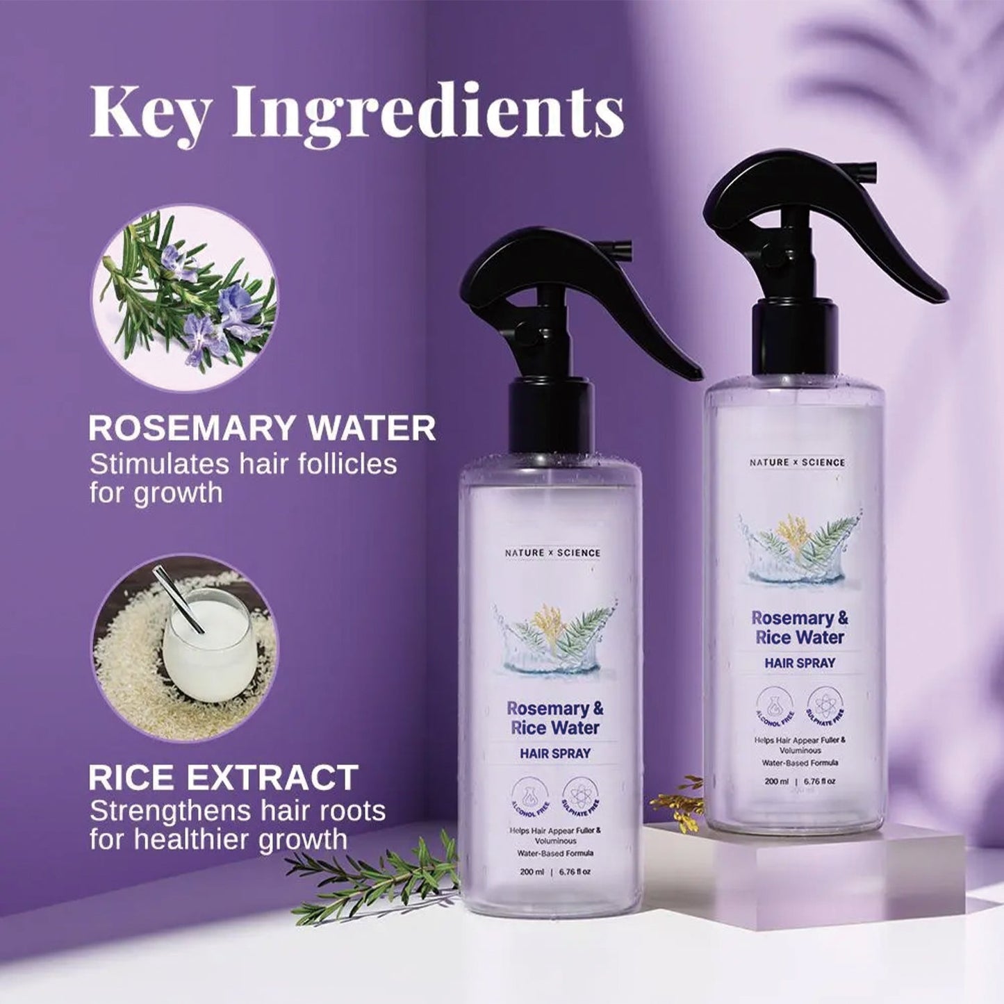 Rosemary Water with Rice Water