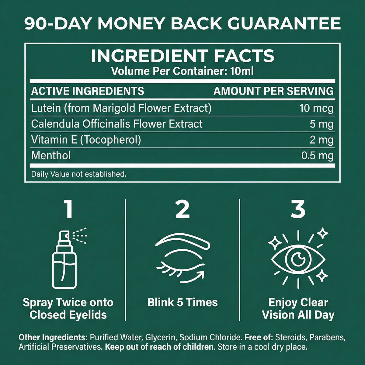 Contcove® Lutein Eye Care Spray