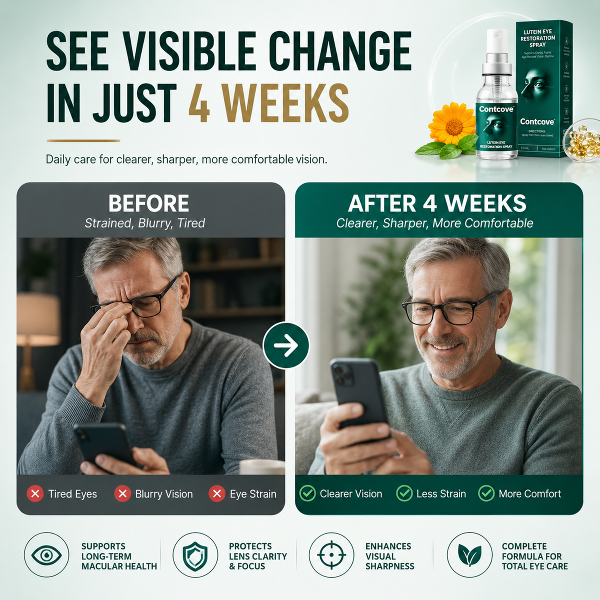 Contcove® Lutein Eye Care Spray