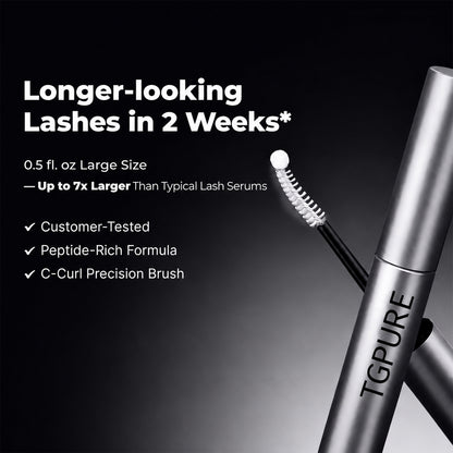 Eyelash Growth Serum- Safe & Gentle Lashes Care, Fuller, Thicker in 2 Weeks, Non-Prostaglandin