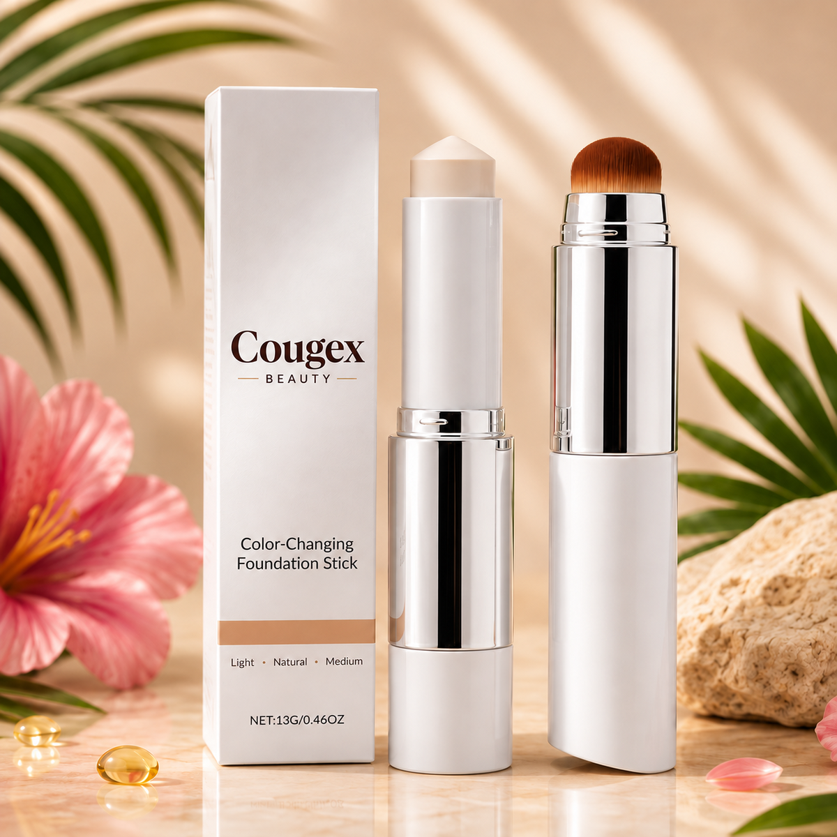Cougex™ Color-Adapting Foundation Stick